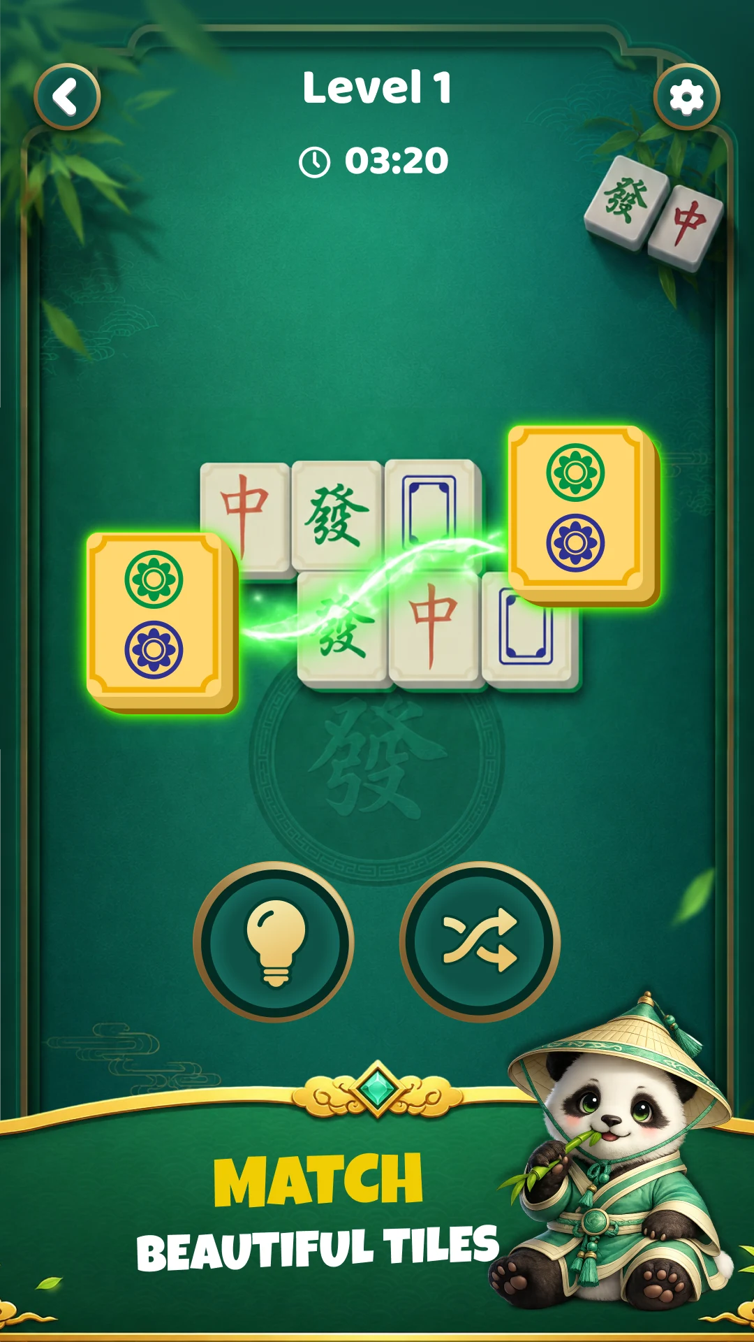 Mahjong Master Panda screenshot
